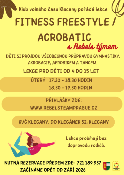 FITNESS / FREESTYLE / ACROBATIC - úterý