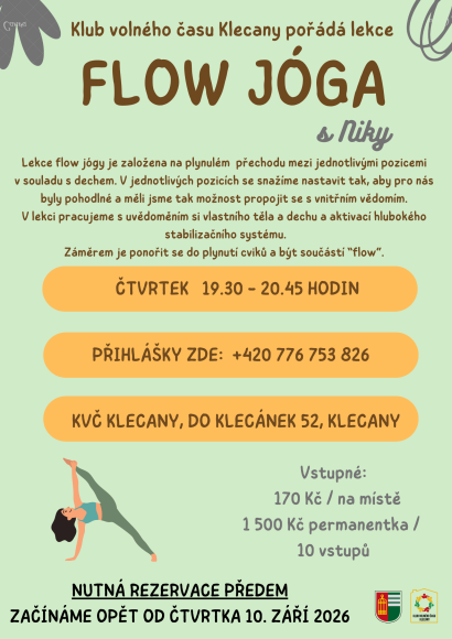 FLOW JÓGA  - čtvrtek