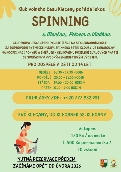 SPINNING - neděle